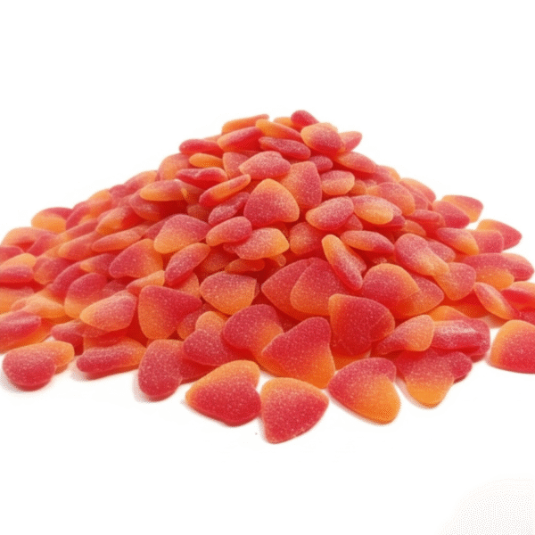 Fini Peach Heart Candy