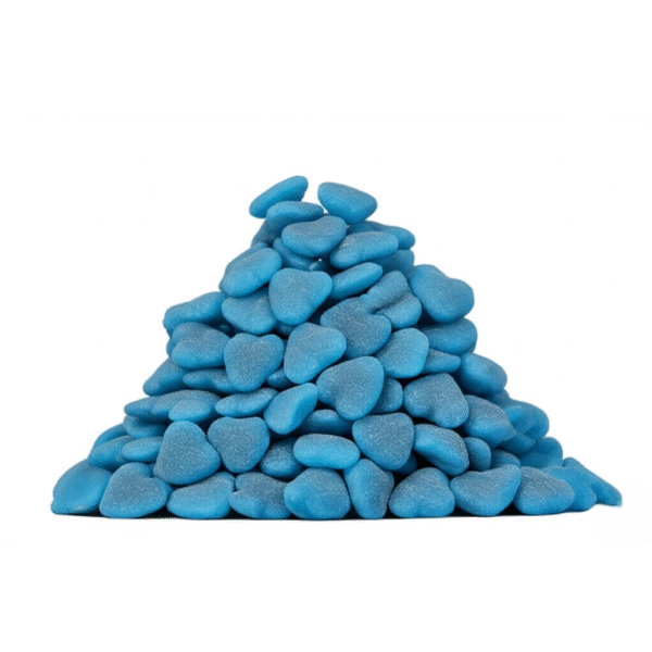 Vidal Shiny blue Hearts Candy