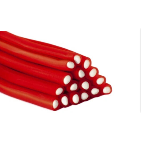 Vidal Licorice Strawberry Tube Candy