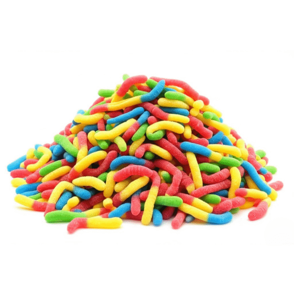Vidal Pastel Worms Candy