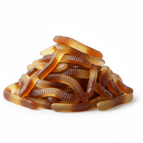 Vidal Two Headed Worms Cola Candy