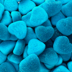 Spanish Blue Heart Candy